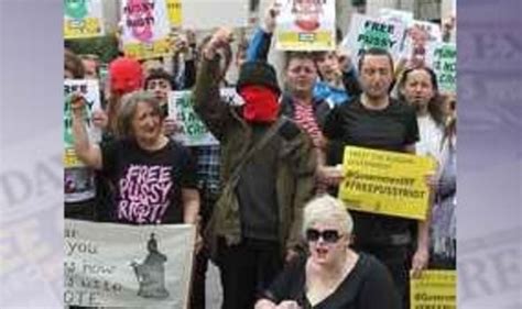 Protests Over Punk Band S Jail Term Uk News Uk