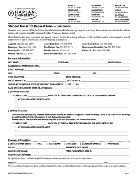 University Of Mississippi Transcript Request Form