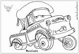 Mater Tow Coloring Color Pages Getcolorings sketch template