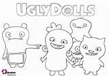 Uglydolls Bubakids Moxy Wordgirl Coloringsheet Uglydoll Pinky Chipettes sketch template