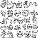 Monster Coloring Pages Kids Color Monsters Choose Board sketch template