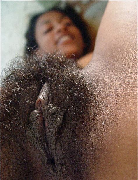 up close shot of yummy hairy black pussy a ebony hairy clitoris labia image uploaded by user