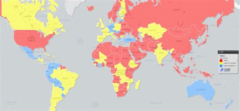 The Map Of The World According To Where Prostitution Is