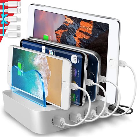 power usb charging station dock port fast charge  multiple devices phonetab ebay