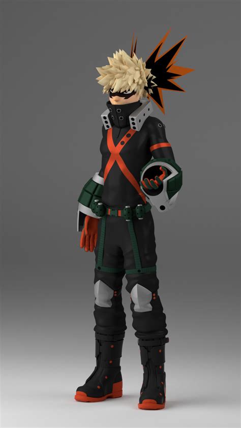 bionickiwi katsuki bakugo winter costume