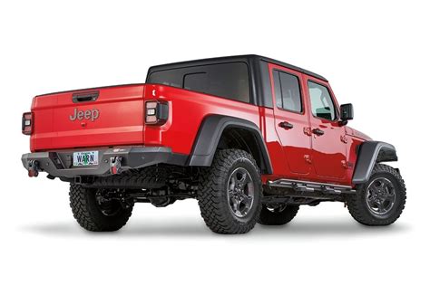 warn  elite series rear bumper   jeep gladiator jt quadratec