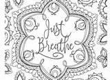 Coloring Pages Breathe Just sketch template