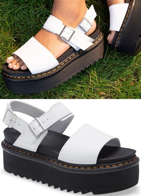 white dr martens voss quad sandals   womens high heels balmain boots peep toe bootie