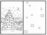 Christmas Coloring Card Pages Colouring Printable Color Getcolorings Print Getdrawings sketch template
