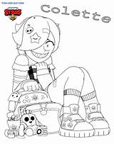 Brawl Stars Colette Coloring Pages Printable Wonder sketch template