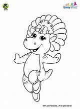 Barney Bop Baby Coloring Printable Dancing Pages Kids Ecoloringpage Colorir sketch template