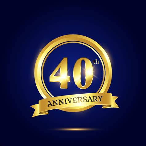 wedding anniversary logo