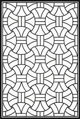 Coloring Stained Glass Geometric Pages Patterns Adult Crafts Dover Publications Haven Creative Book Doverpublications Arts Genius Welcome Kleurplaten Samples Mosaic sketch template
