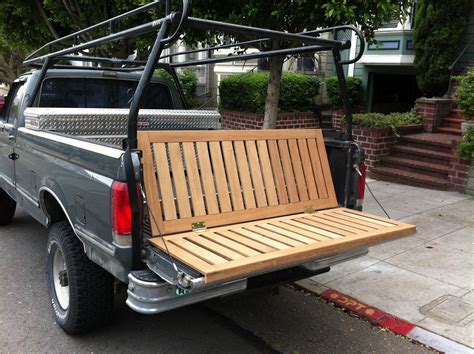 custom truck tailgate bench