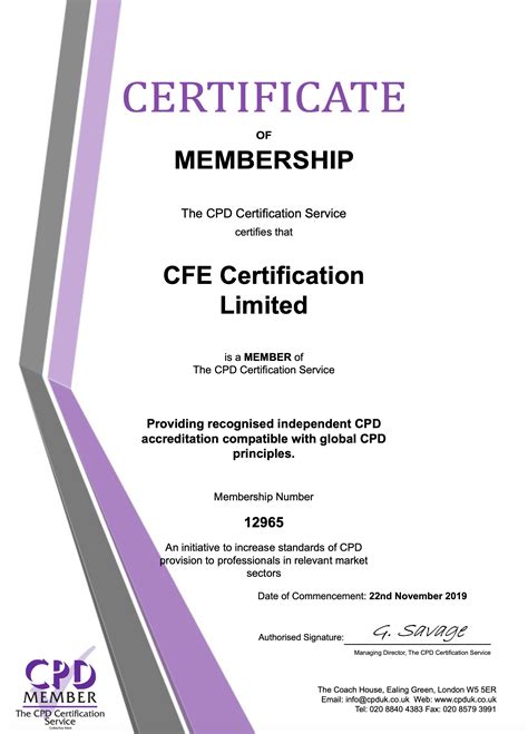 cpd accredited training organization