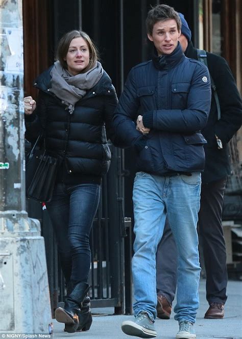 newlywed eddie redmayne enjoys romantic stroll with wife hannah