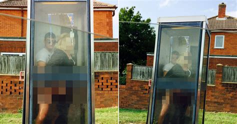 Randy Couple Who Had Sex In Phone Box In Broad Daylight