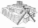 Sumeri Disegno Ziggurat Disegnidacoloraregratis Stampare Misti Arte Storia Insegnare Salvato Civiltà Futuristica Religiosa Mesopotamia Babylon sketch template
