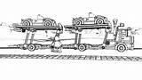 Transporter Lego sketch template