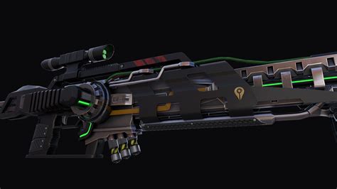 rifle sniper model turbosquid