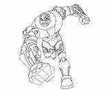 Cyborg Getcolorings sketch template