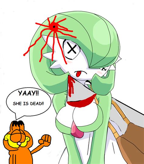 gardevoir got killed by garfield by derekautistafmf5988 on deviantart