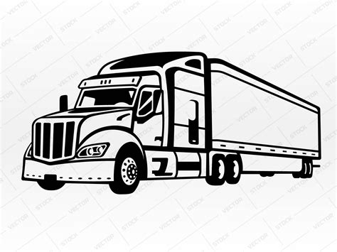semi truck trailer svg truck svg truck driver svg trucker svg