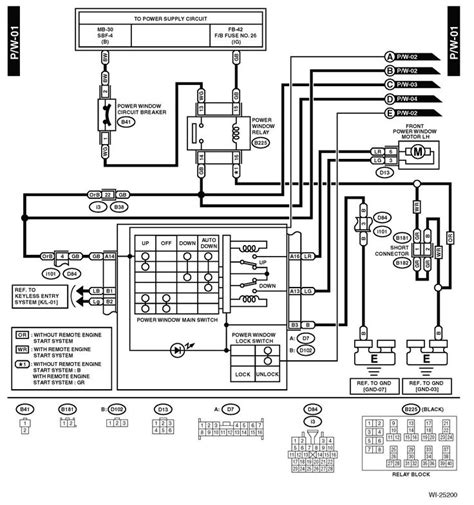 subaru legacy stereo wiring diagram