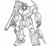 Coloring Optimus Prime Transformer Pages Dot Library Clipart sketch template