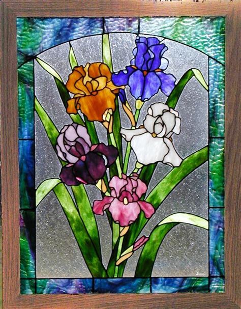 stained glass flowers images  pinterest mosaics stained