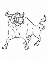 Stier Toro Kleurplaat Enfurecido Boze Angry Leukekleurplaten Kleurplaten Dibujosparaimprimir Taur Toros Colorat Tauri Isst Wütender Coloringpage Stieren Besteausmalbilder Bulls sketch template