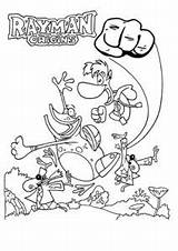 Rayman Ausmalbilder Globox Drucken Zeichen Personagem Raskrasil Colorironline sketch template