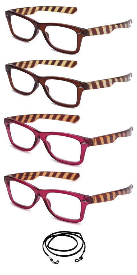 4 pair rf9029 ig newbee fashion women fashion reading glasses with