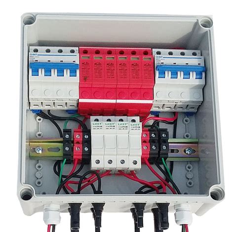 solar dc array combiner box  reverse counterattack protection