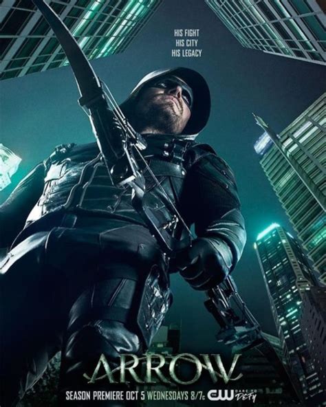arrow cw releases  season  poster canceled renewed tv shows