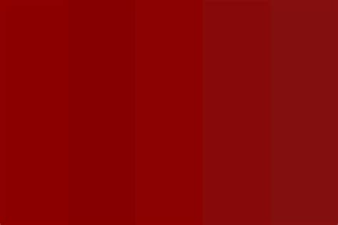 red cherry color palette