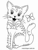 Katze Malvorlage Kleurplaat Kostenlose Großformat Kleinkinder öffnen sketch template