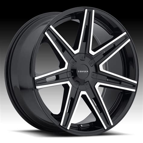cruiser alloy mb paradigm gloss black machined custom wheels rims mb paradigm