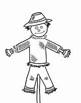 Scarecrow Coloring Pages Kids Cute Scarecrows Printable Print Fall Printables Preschool Thanksgiving Halloween Sheets Bestcoloringpagesforkids Getdrawings Comments sketch template