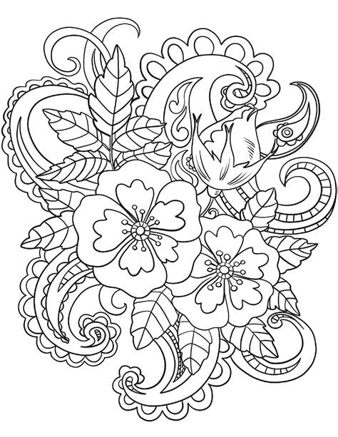 banner  flowers coloring pages coloring pages