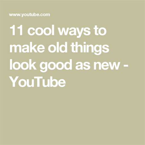 cool ways      good   youtube youtube