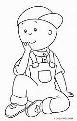 Caillou Coloring Pages Kids Printable Printables Toddler Cool2bkids Sheets Family Getdrawings Getcolorings sketch template