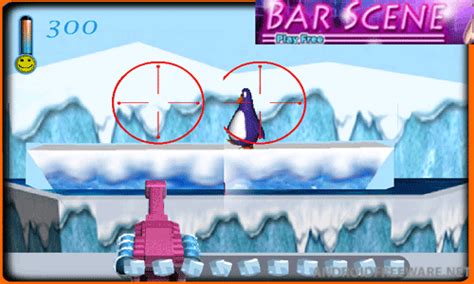 penguin arcade  flash game    game