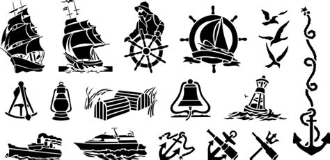 Download Free Vector Clipart Nautical Collection