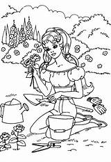 Coloring Pages Pageant Getdrawings Barbie sketch template