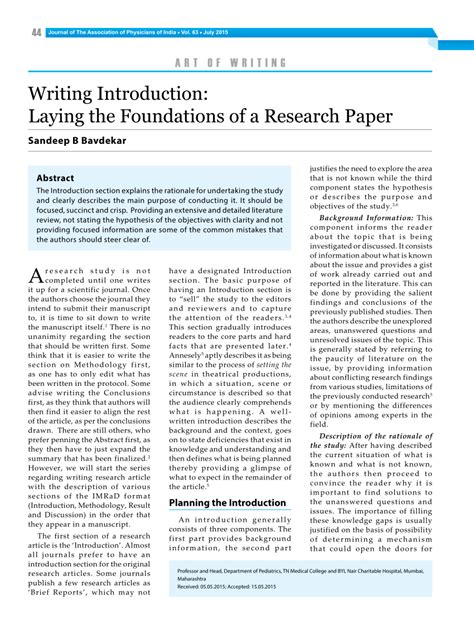 introduction   research paper   sample