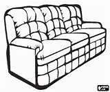 Sofa Coloring Pages Seater Three Household Designlooter Furniture 250px 69kb sketch template