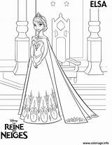 Reine Neiges Princesse Coloring Frozen Imprimé Gratuit sketch template