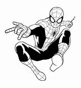 Spiderman Stencil Clipartmag sketch template