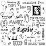 Physics Doodles Hand Drawn Illustration Vector School Stock Doodle Notebook Depositphotos Project Notes Level Shutterstock Fisica Physic Formulas Illustrations Dibujos sketch template
